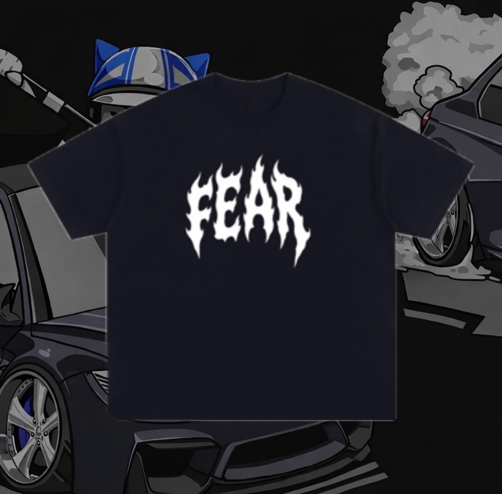 “fear” flame t shirt