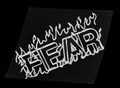 flame fear sticker