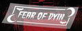 “fearofdyin” halloween sticker