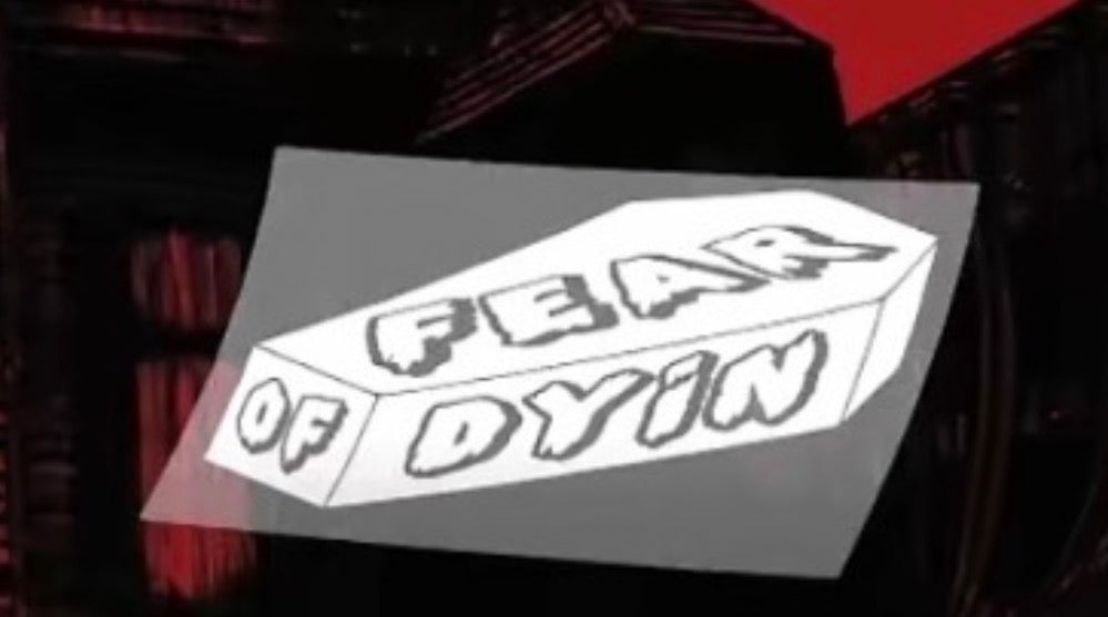 coffin halloween sticker