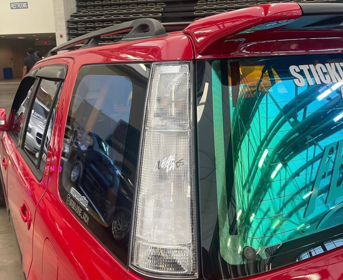 clear tails sticker